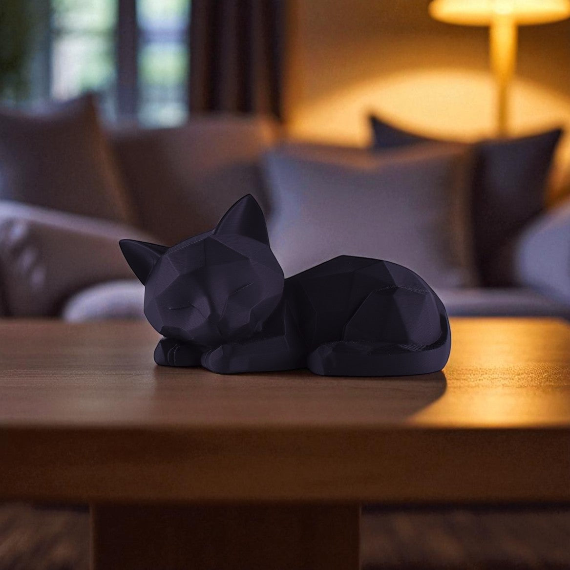 Sovande Katt – Hyllfigur