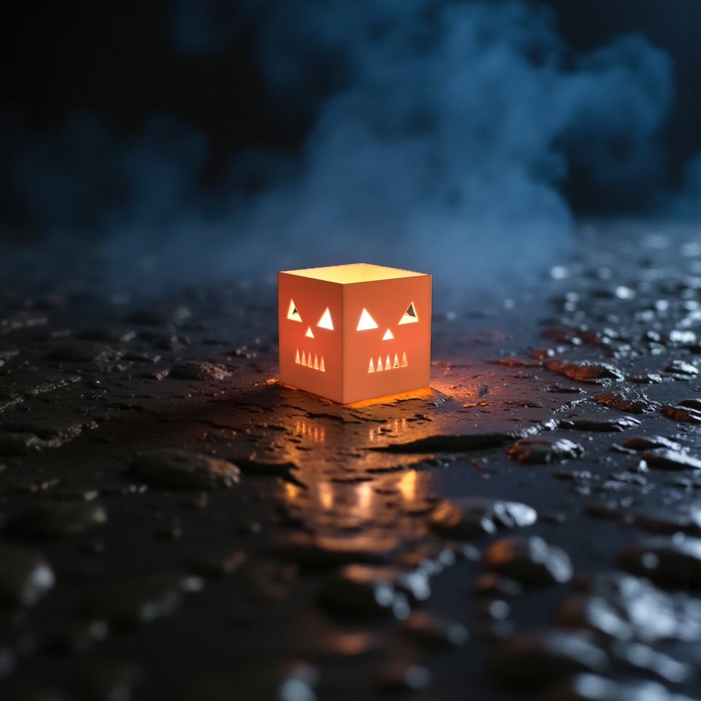Pumpkin Cube – LED-teljushållare