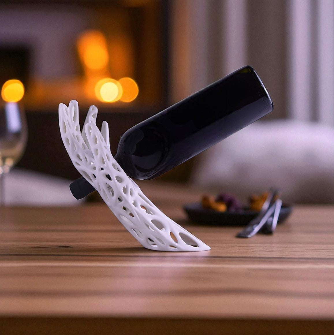 Vinflaskhållare – Organisk Design