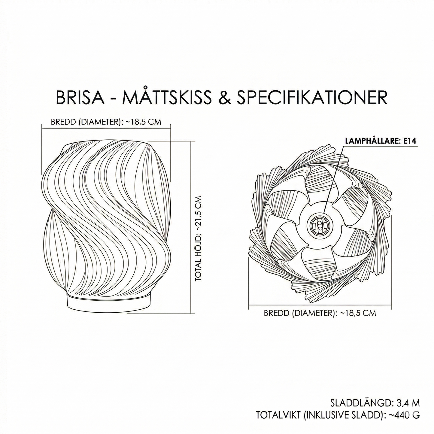 Brisa – Designlampa inspirerad av vinden