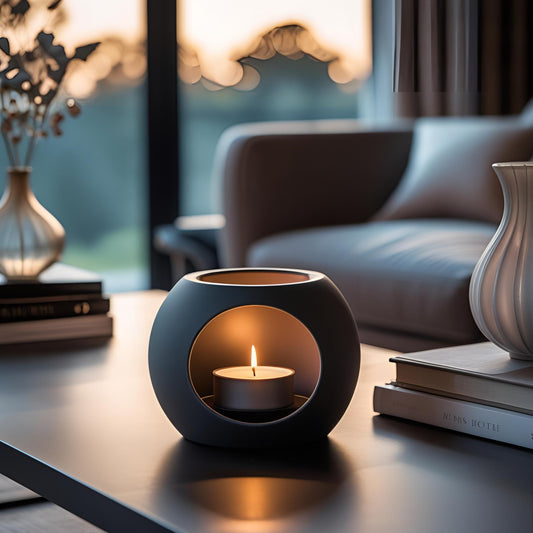 Klotformad Ljuslykta – Minimalistisk Design