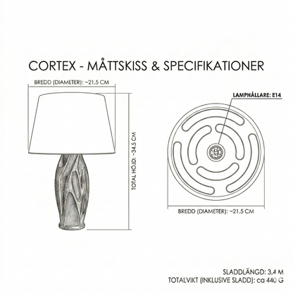 Cortex – Designlampa med inspiration från naturens former