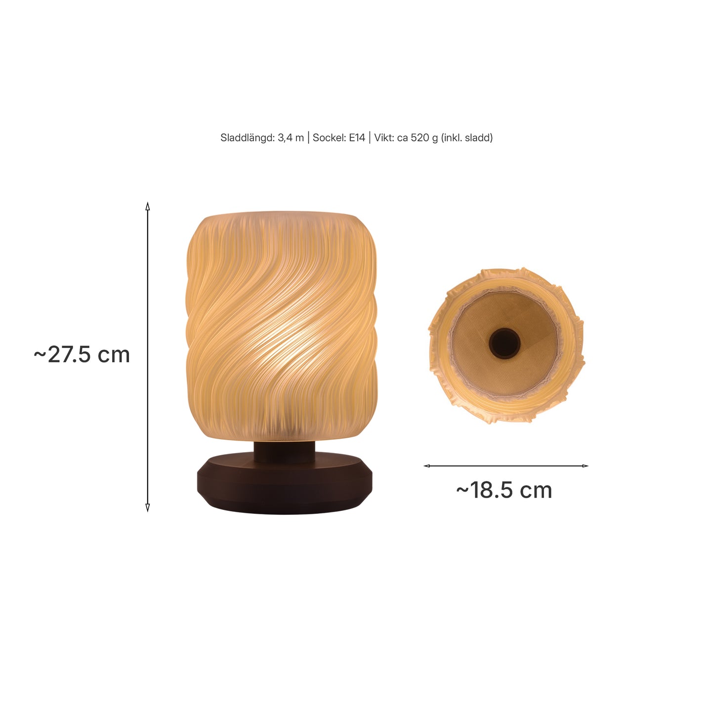 Drift – Designlampa med levande textur