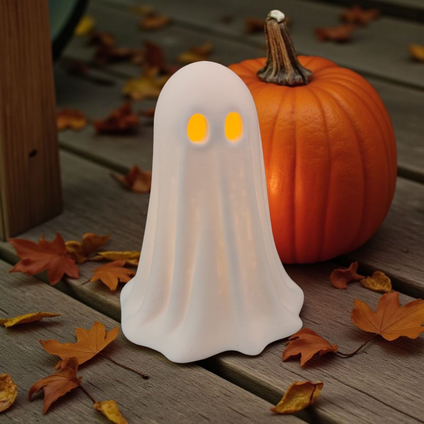 Ghost – Ljuslykta för höstmys och Halloween