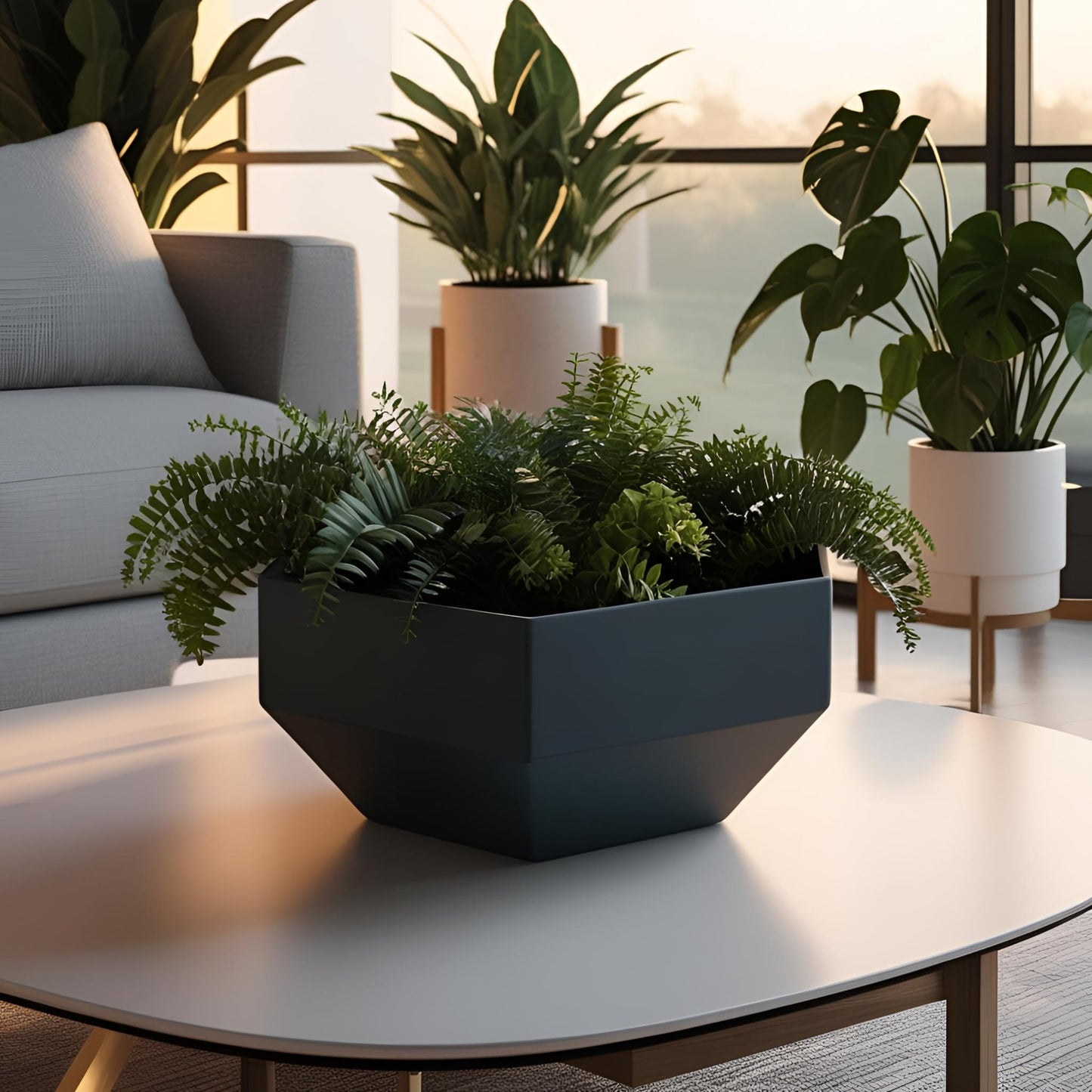 Sexkantig Kruka – Modern Design