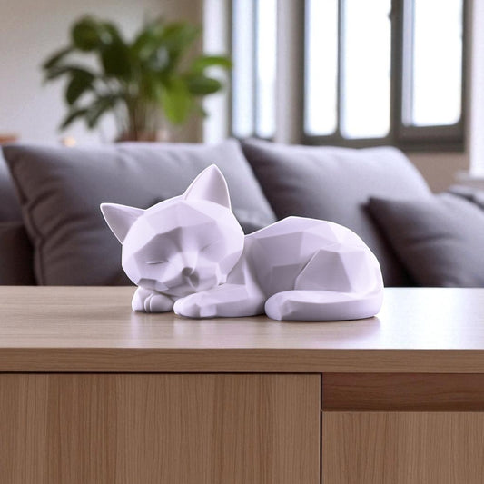 Sovande Katt – Hyllfigur