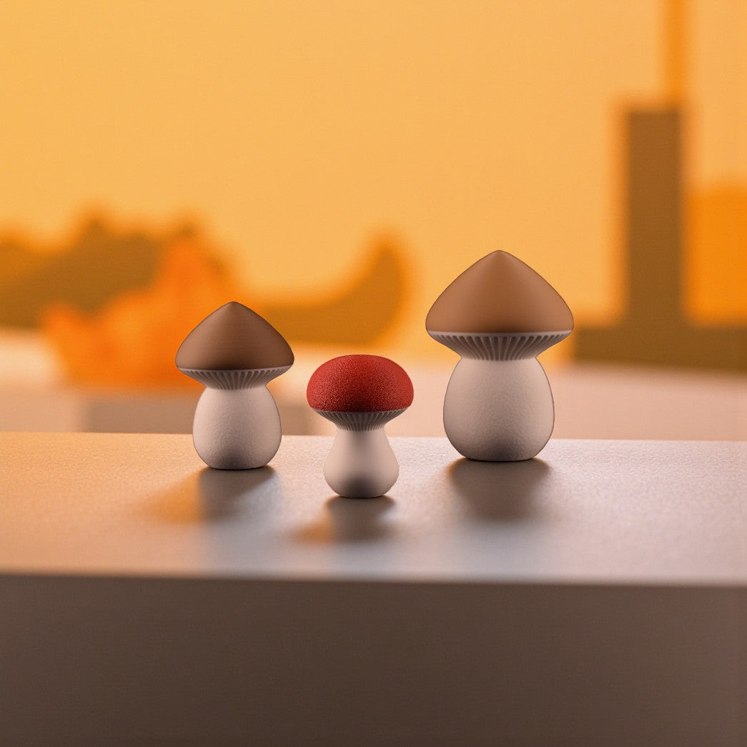 Svampdekorationer – 3-pack höstmys