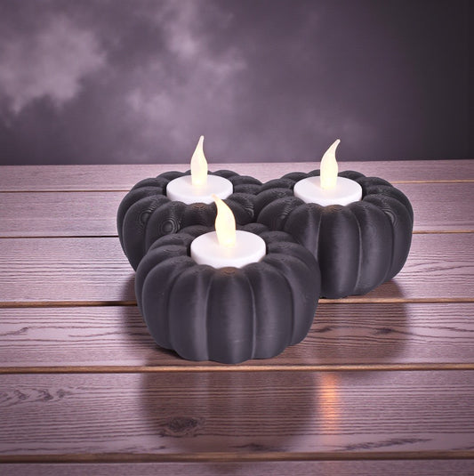 Pumpkin Trio – LED-teljushållare
