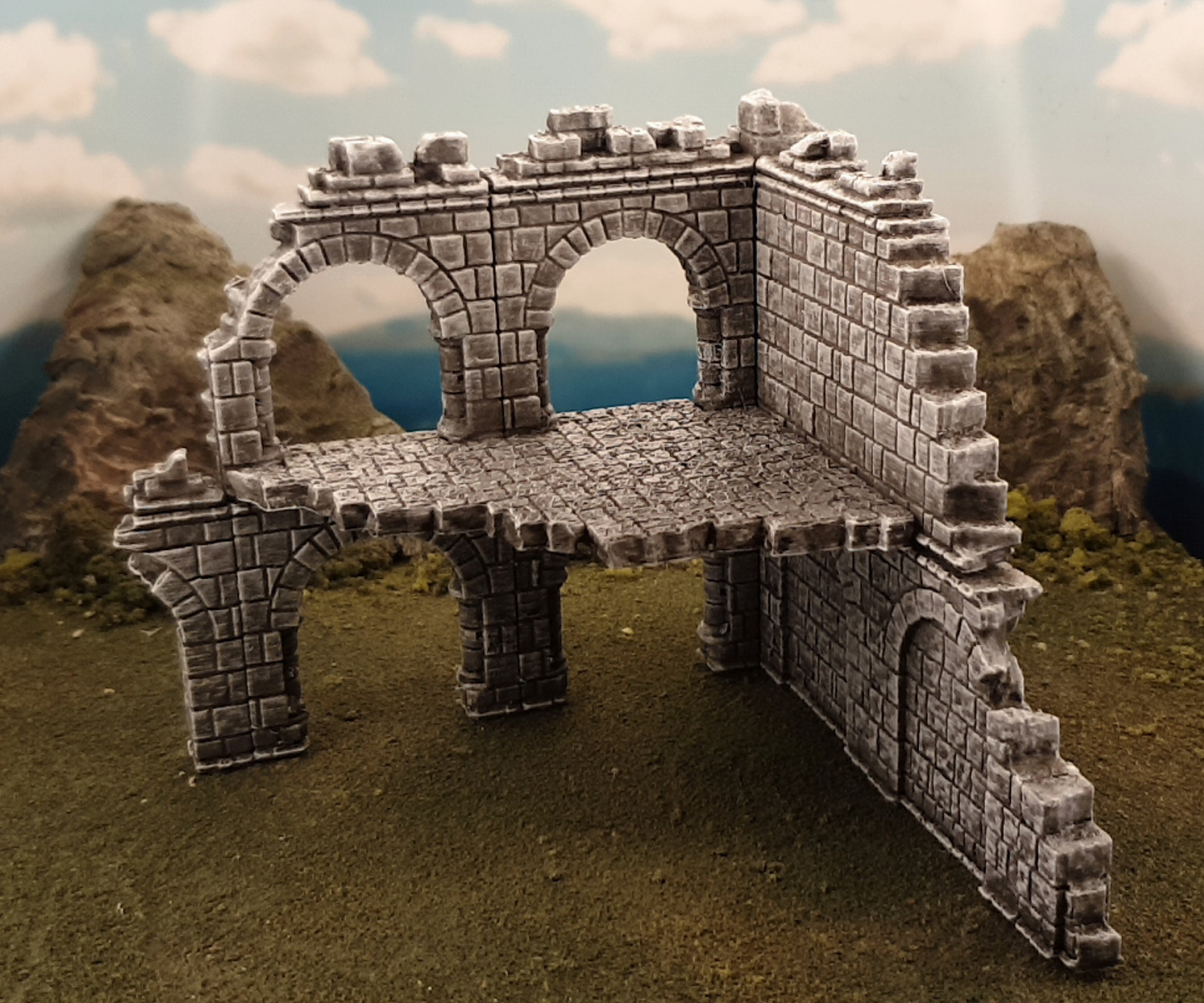 Ulvheim – Hörnsektion i Ruin (60+ delar)