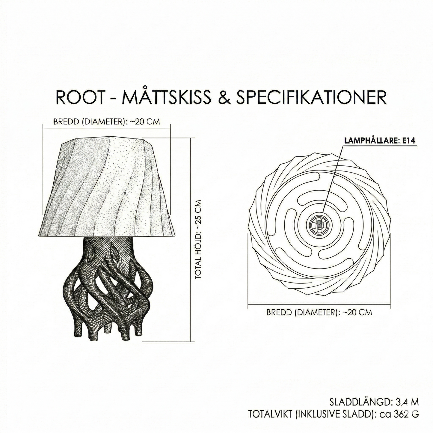 Root – Designlampa inspirerad av naturens kraft