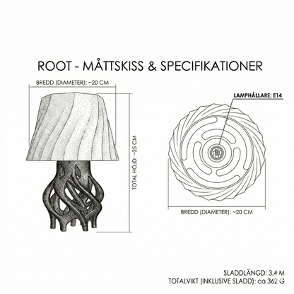 Root – Designlampa inspirerad av naturens kraft